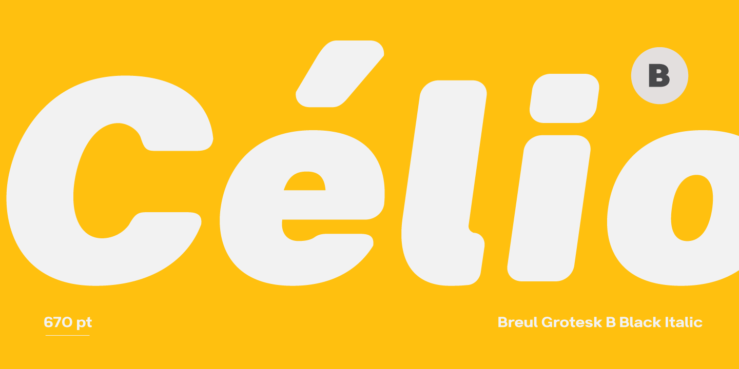 Ejemplo de fuente Breul Grotesk #17